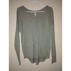 Lolë women's green long‎ sleeve active shirt size XL